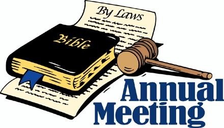 the annual meeting logo with a judge's gavel and law book