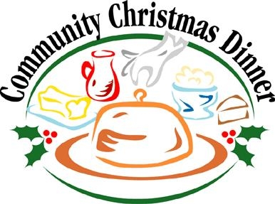 the logo for community christmas dinner